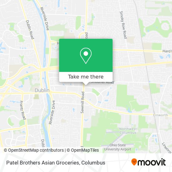 Patel Brothers Asian Groceries map