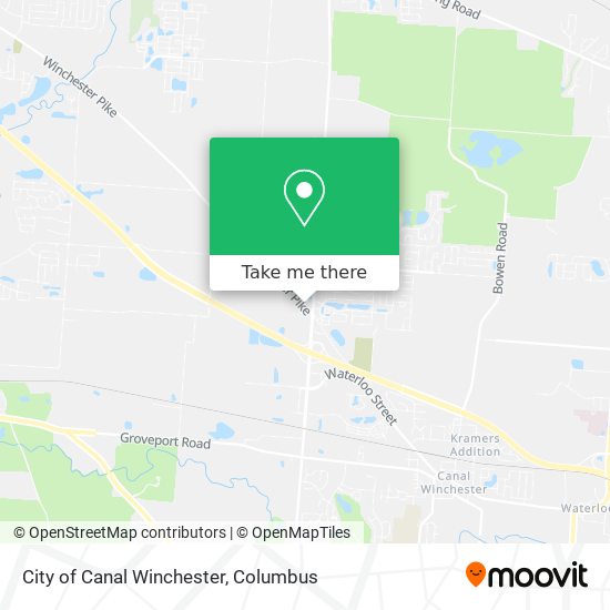 City of Canal Winchester map