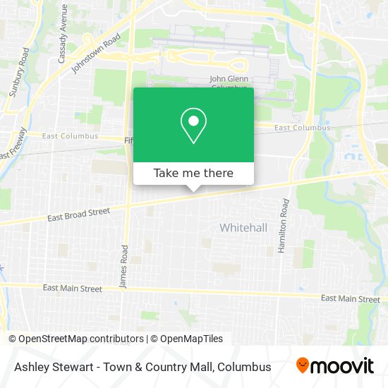 Mapa de Ashley Stewart - Town & Country Mall