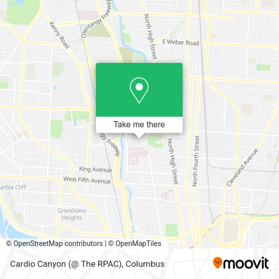 Mapa de Cardio Canyon (@ The RPAC)