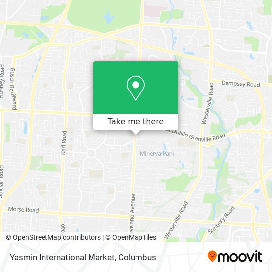 Mapa de Yasmin International Market