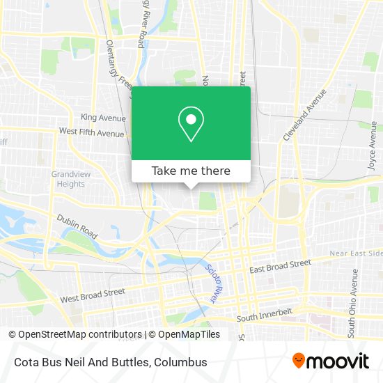 Cota Bus Neil And Buttles map