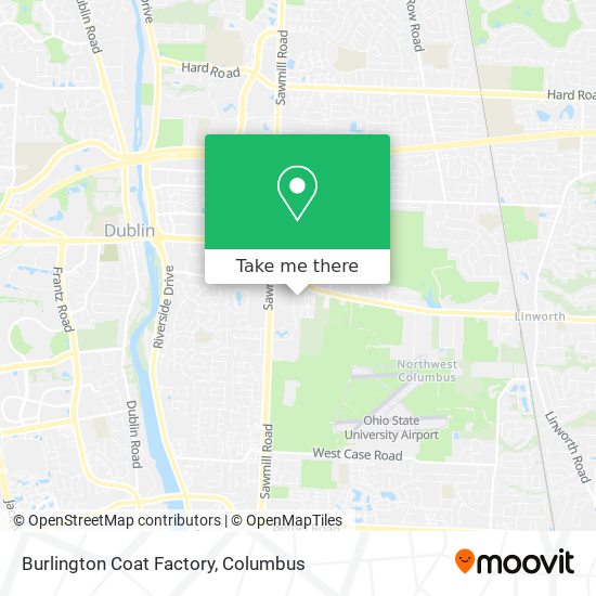 Mapa de Burlington Coat Factory