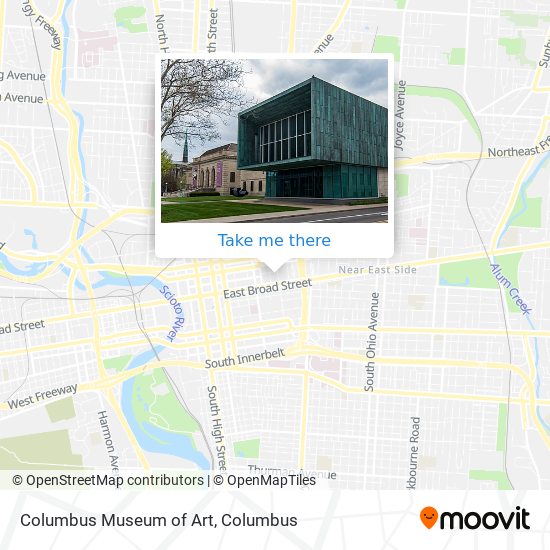 Mapa de Columbus Museum of Art