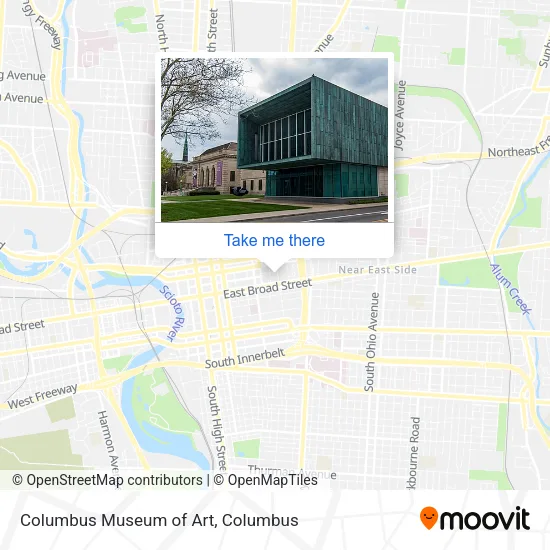 Columbus Museum of Art map