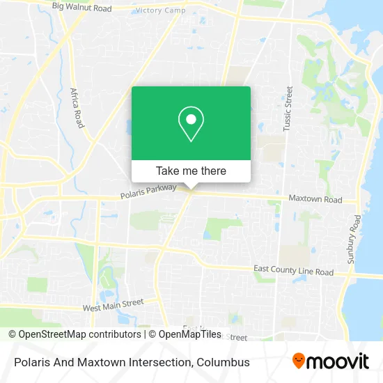 Mapa de Polaris And Maxtown Intersection