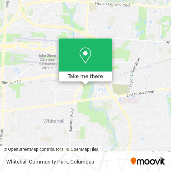 Mapa de Whitehall Community Park