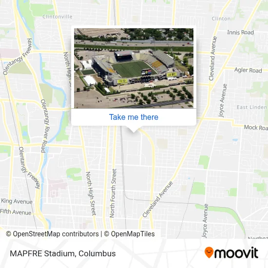 MAPFRE Stadium map