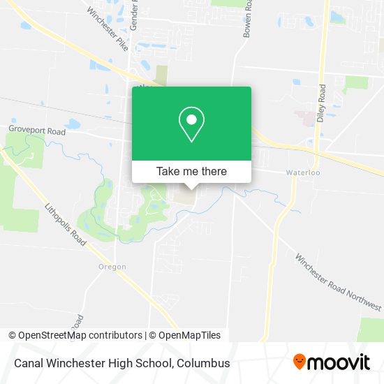 Canal Winchester High School map