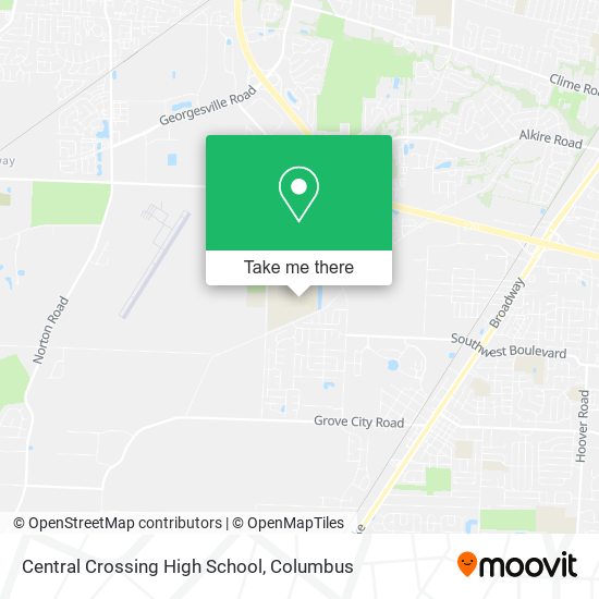 Mapa de Central Crossing High School