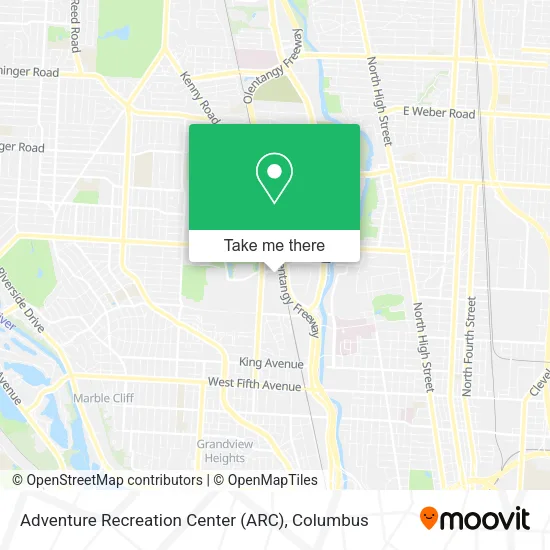 Mapa de Adventure Recreation Center (ARC)