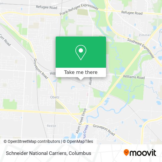 Schneider National Carriers map
