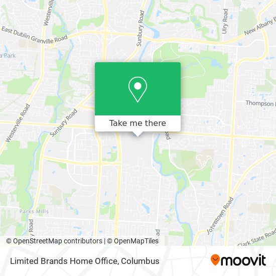 Limited Brands Home Office map