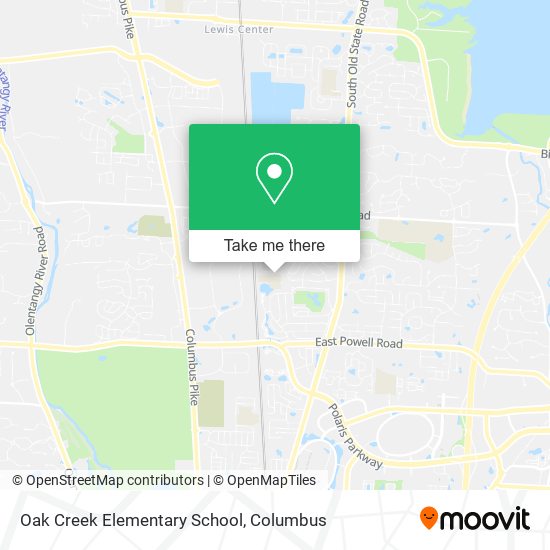 Mapa de Oak Creek Elementary School