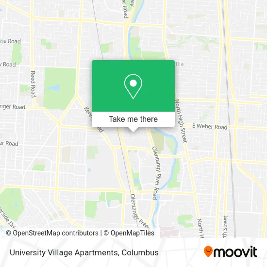 Mapa de University Village Apartments