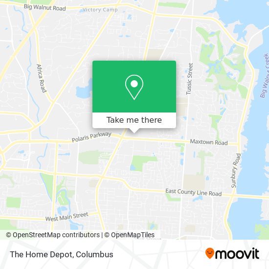 The Home Depot map