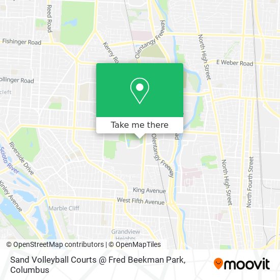 Mapa de Sand Volleyball Courts @ Fred Beekman Park