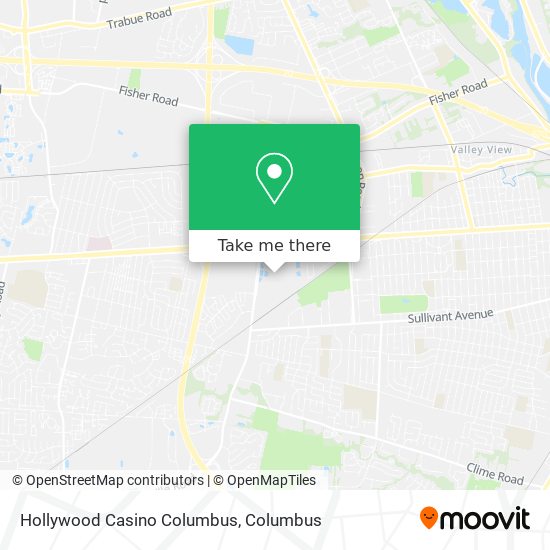 Hollywood Casino Columbus map