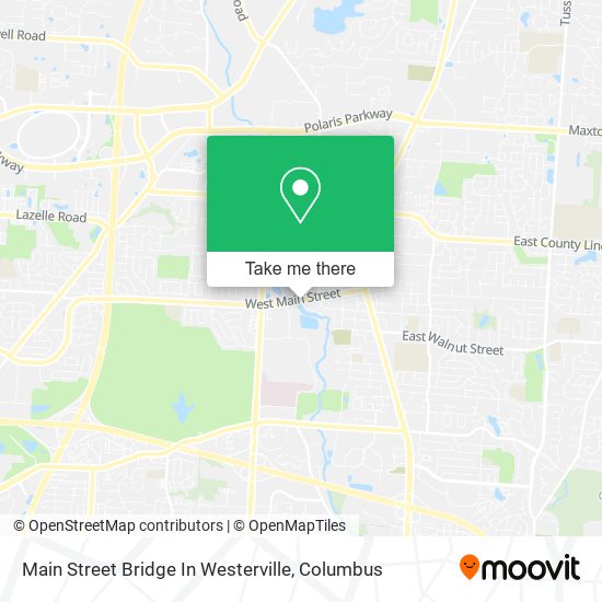Mapa de Main Street Bridge In Westerville