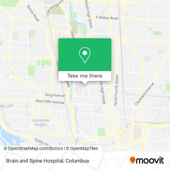 Brain and Spine Hospital map