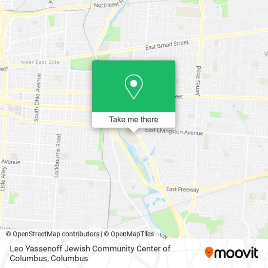 Mapa de Leo Yassenoff Jewish Community Center of Columbus
