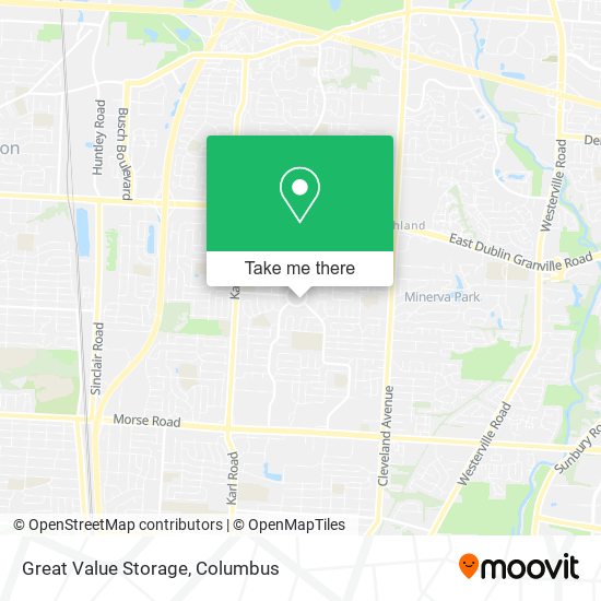 Great Value Storage map