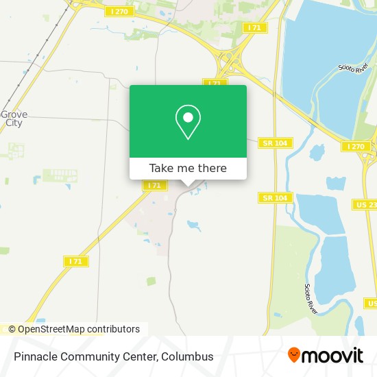 Pinnacle Community Center map