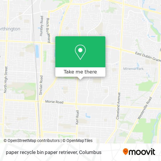 paper recycle bin  paper retriever map