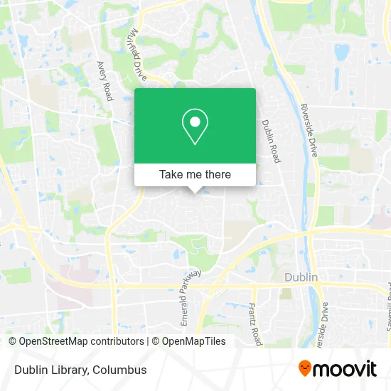 Dublin Library map