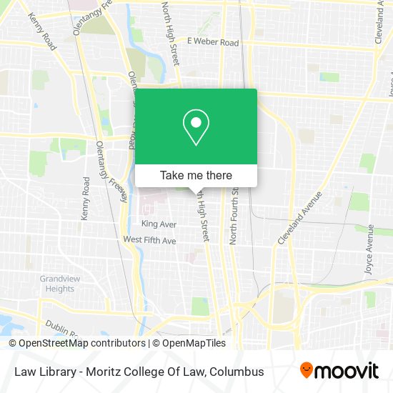 Law Library - Moritz College Of Law map