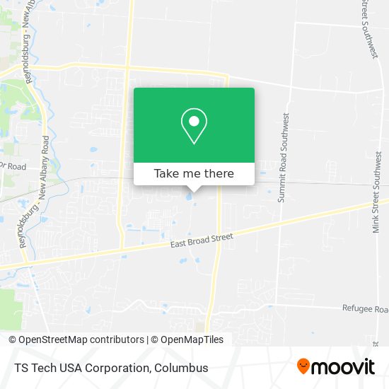 TS Tech USA Corporation map