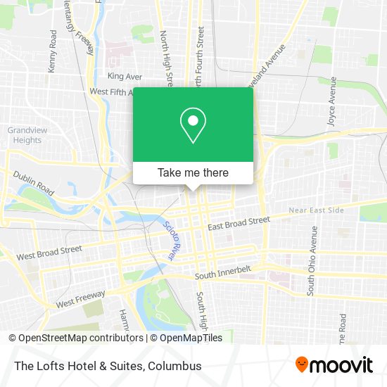 Mapa de The Lofts Hotel & Suites