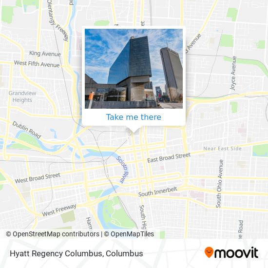 Mapa de Hyatt Regency Columbus