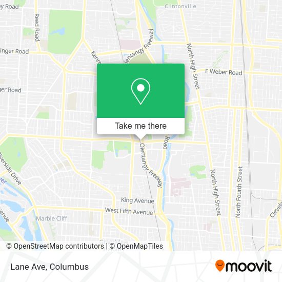 Mapa de Lane Ave