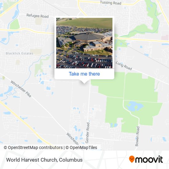 Mapa de World Harvest Church