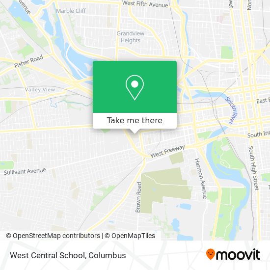 West Central School map