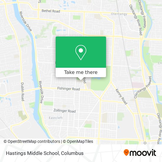 Hastings Middle School map