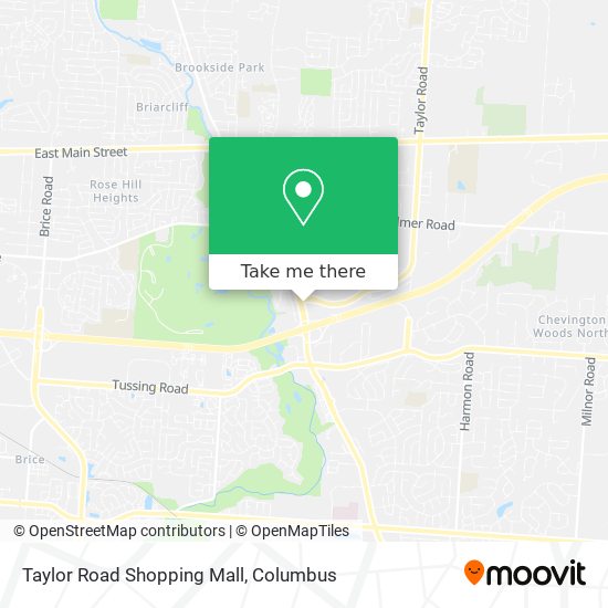 Taylor Road Shopping Mall map