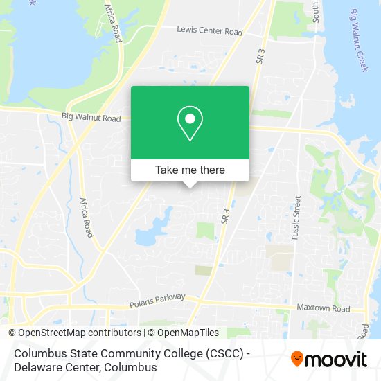 Columbus State Community College (CSCC) - Delaware Center map
