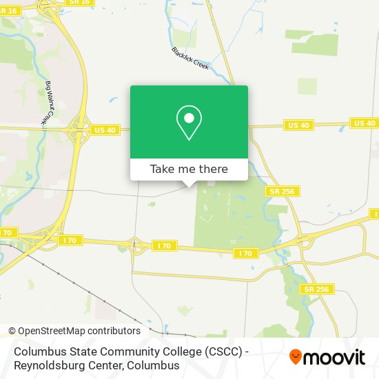 Columbus State Community College (CSCC) - Reynoldsburg Center map