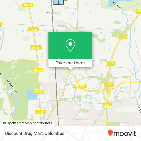 Discount Drug Mart map