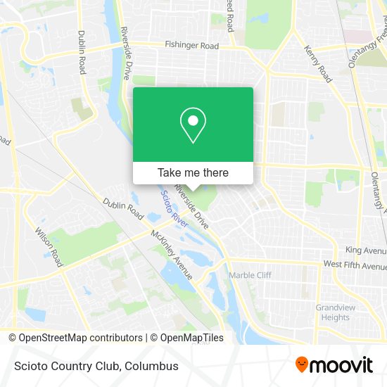 Scioto Country Club map