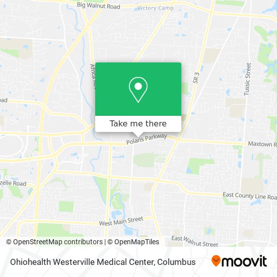 Ohiohealth Westerville Medical Center map