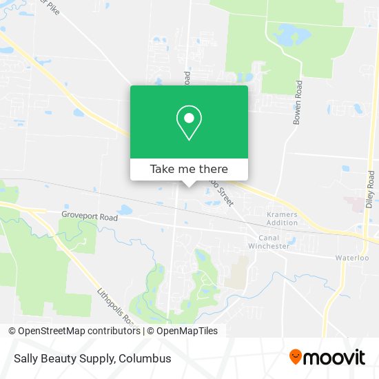 Mapa de Sally Beauty Supply