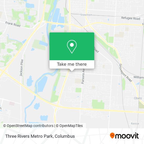 Three Rivers Metro Park map