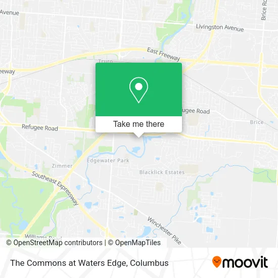 Mapa de The Commons at Waters Edge