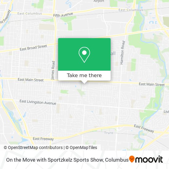 On the Move with Sportzkelz Sports Show map