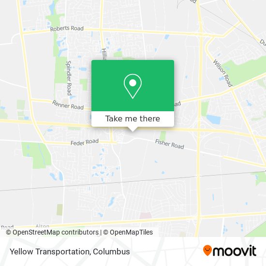 Yellow Transportation map