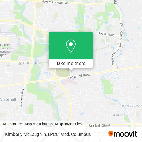 Mapa de Kimberly McLaughlin, LPCC, Med
