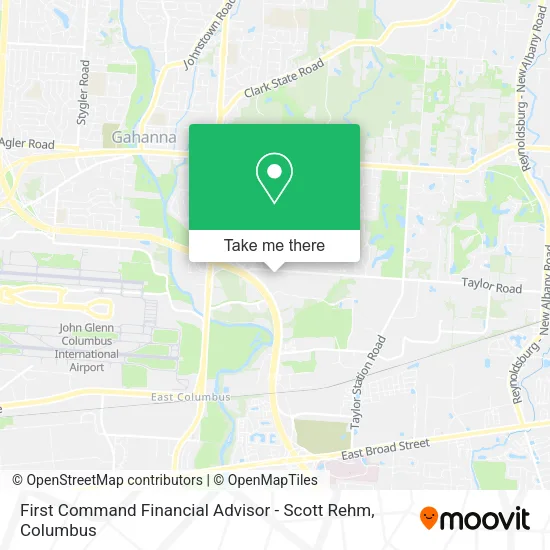 Mapa de First Command Financial Advisor - Scott Rehm
